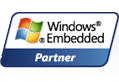 Microsoft&reg; Windows&reg; Embedded Partner logo. This is a link to the Microsoft&reg; Windows&reg; Embedded web site (opens a new browser window)